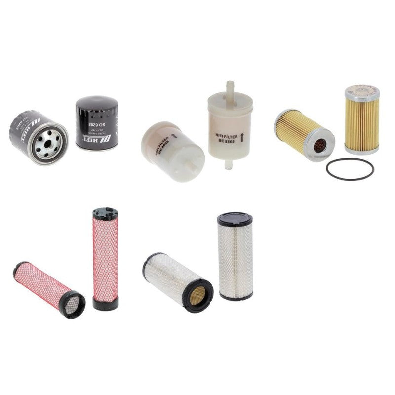 Messersi TC 250 D Engine Filter Kit with Kubota V 2403 M engine