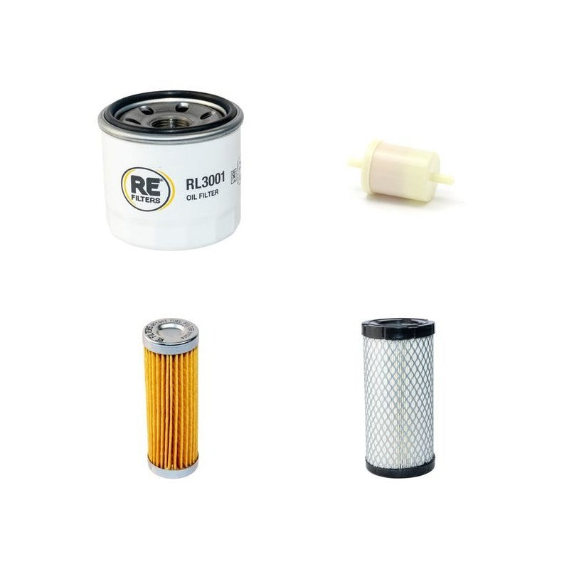 MESSERSI TCH1000 Filter Service Kit Air Oil Fuel Filters w/Kubota D 902 Eng.
