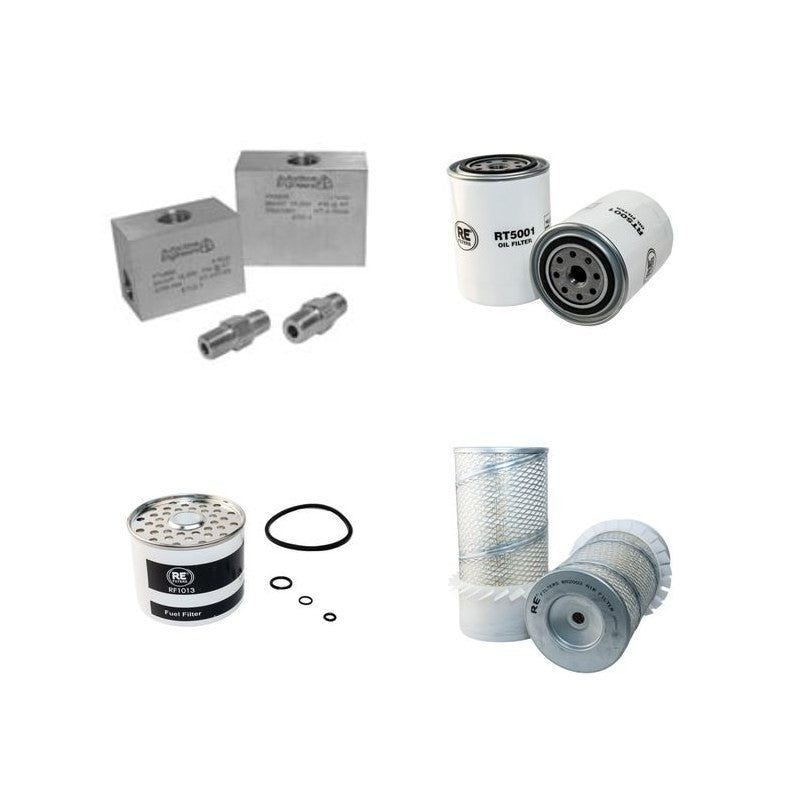 MF-COMBINES MF410 Filter Service Kit w/Perkins A 6.372 Eng.