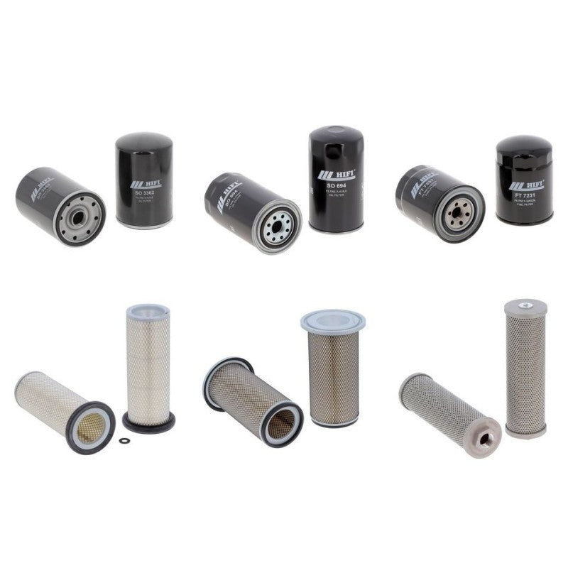 Mitsubishi MG 130 Filter Kit with Mitsubishi engine