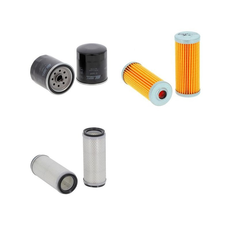 Mitsubishi MT 3000 HST Engine Filter Kit with Mitsubishi S 3 L3-Z311 Rh engine 2007-