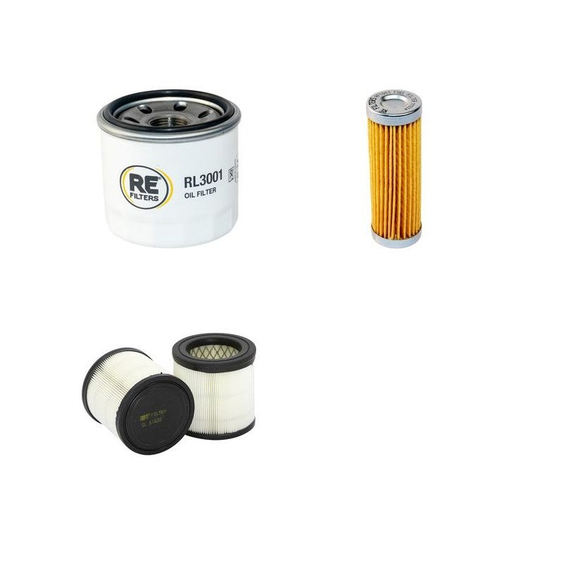 MULTIONE S525T Filter Service Kit w/Kubota D 902-ET01 Eng. Air, Oil, Fuel Filters