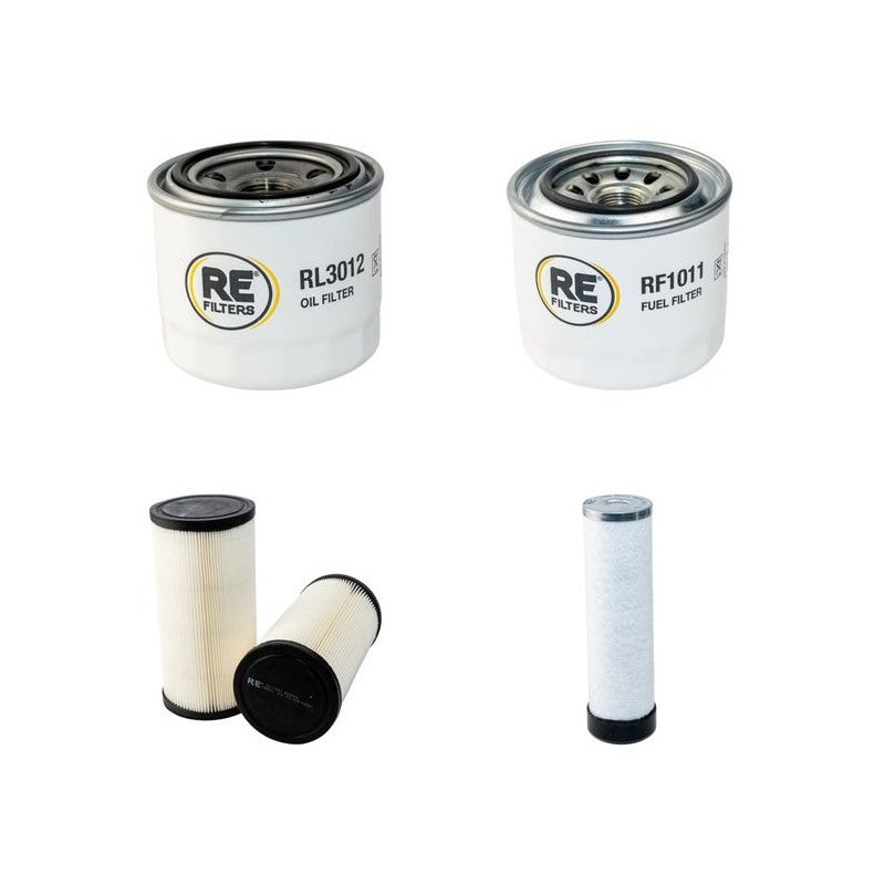 MUSTANG 2012 Filter Service Kit Air Oil Fuel Filters w/Yanmar 3TNV82A Eng. YR 2012