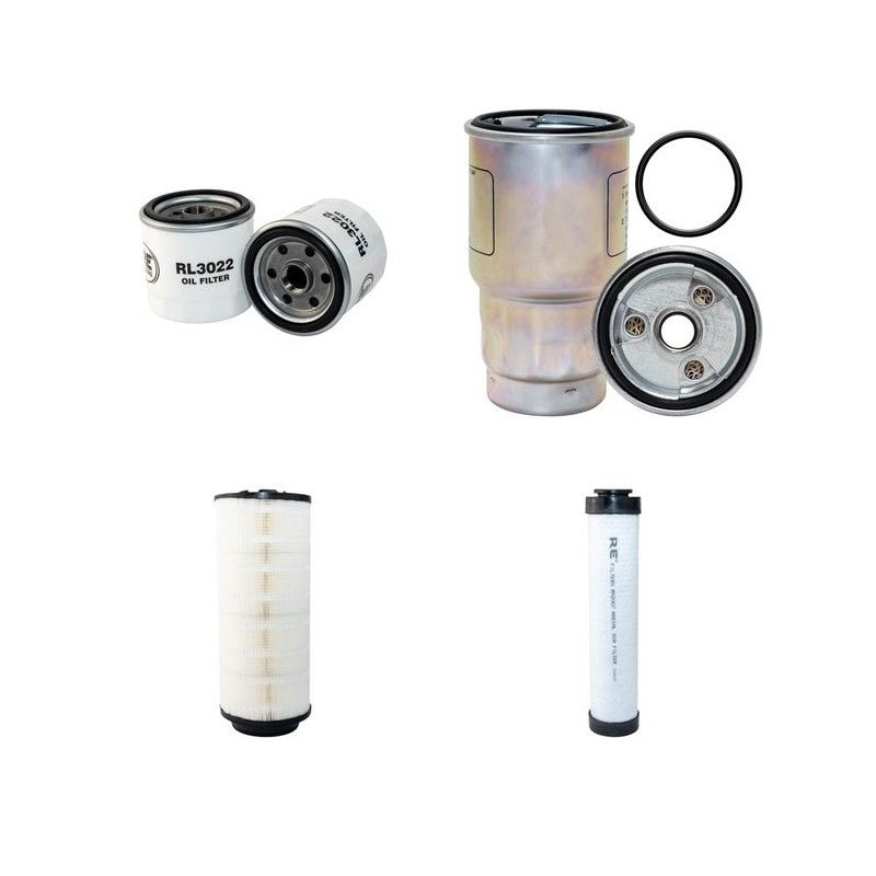 MUSTANG 2076 TURBO Filter Service Kit Air Oil Fuel Filters w/Cummins Eng. YR 2007-
