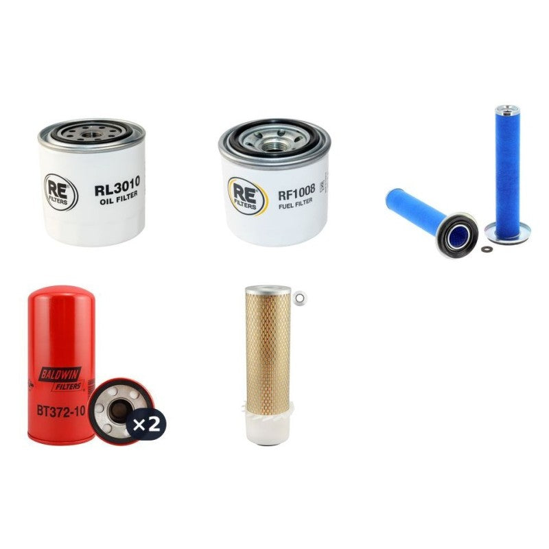 MUSTANG 442 Filter Service Kit w/Kubota V1902B Eng.