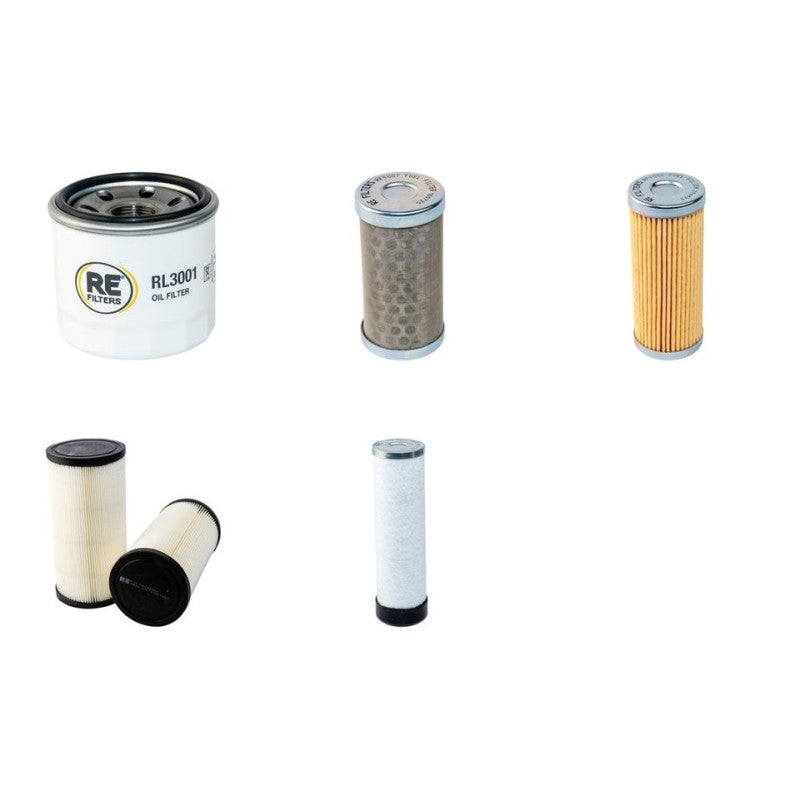 NEUSON 1001 Filter Service Kit Air Oil Fuel w/Yanmar 3TNV76-XNSV Eng. SN AB 100001H-