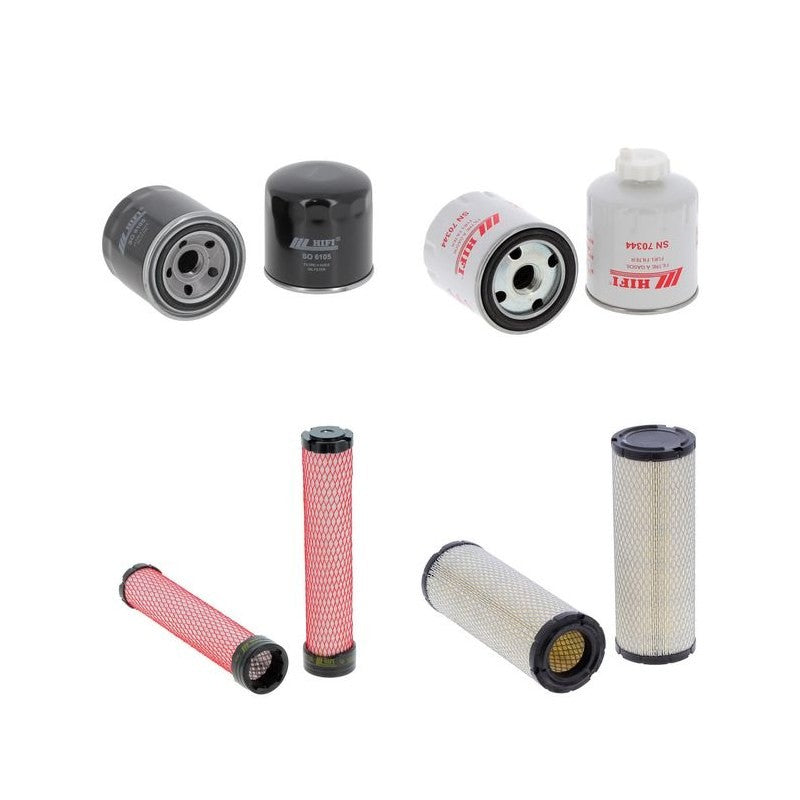 Neuson 1245 Engine Filter Kit with Yanmar 3 Tnv 82 A engine 2010-