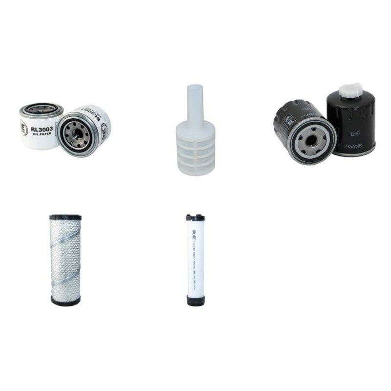 NEUSON 2503RDV Filter Service Kit Air Oil Fuel Filters w/Yanmar 3TNV88-PSNS Eng. YR 2009-