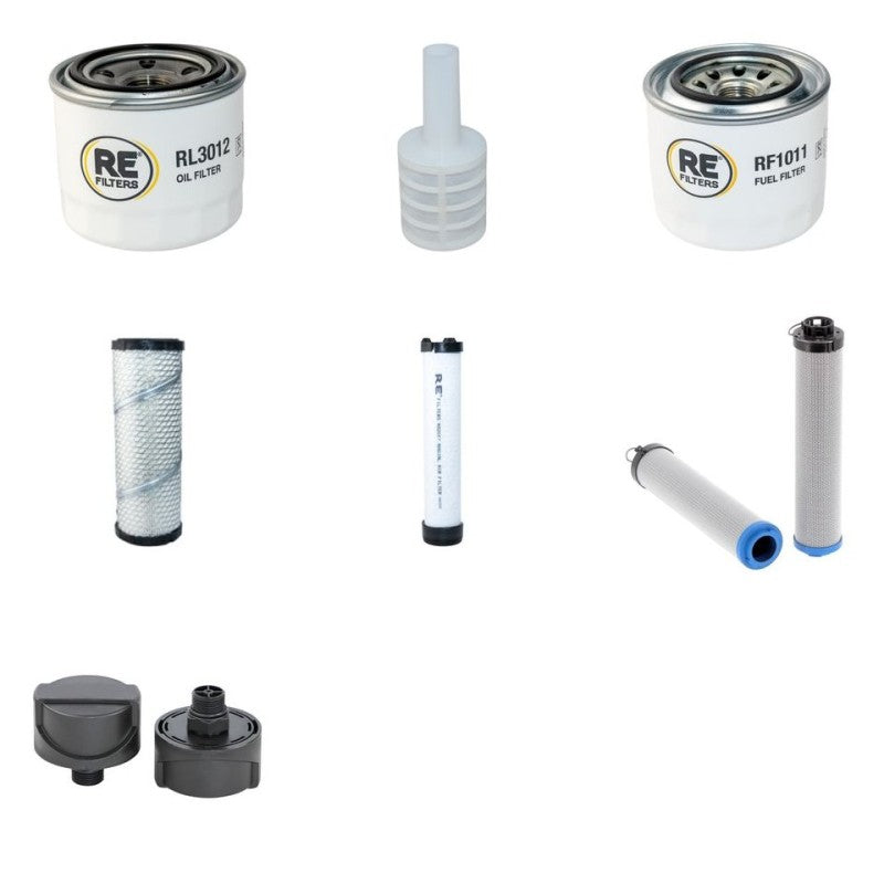 NEUSON 3003RD Filter Service Kit w/Yanmar 3Tnv88 Eng. 2004-