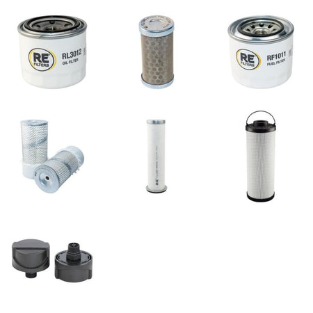 NEUSON 6002RD/RDV Filter Service Kit w/Yanmar 4Tne98Nsr Eng. 2000-