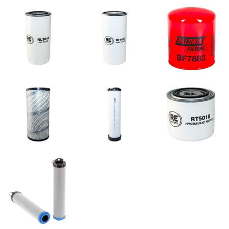 NEUSON 9001 Filter Service Kit w/Deutz Tcd 2012 Eng. SN AC 91001F-