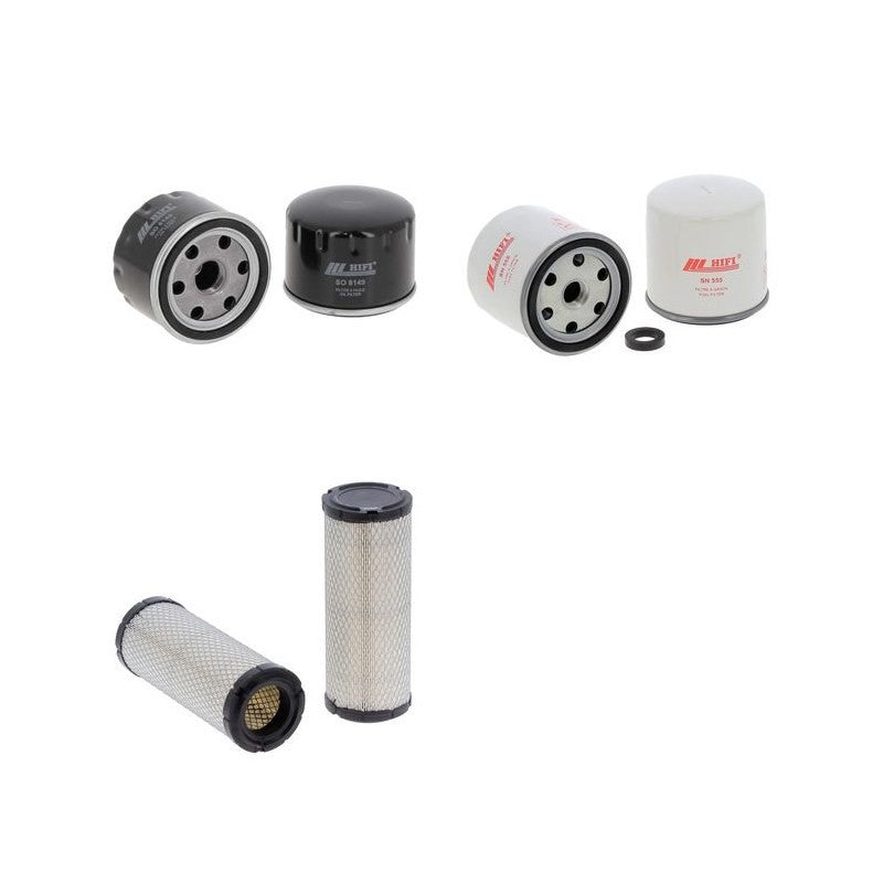 Neuson RT 56 SC Engine Filter Kit with Lombardini Ldw 903/1003 engine 2006-