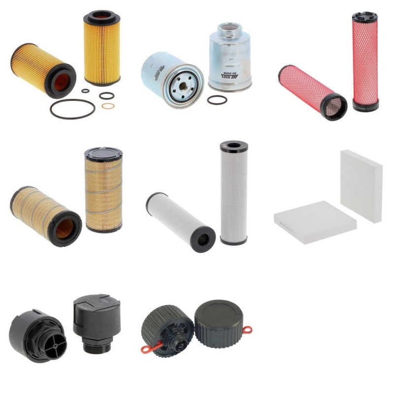 Neuson TH 627 Filter Kit with Kohler Kdi 2504 Tcr engine 2016-