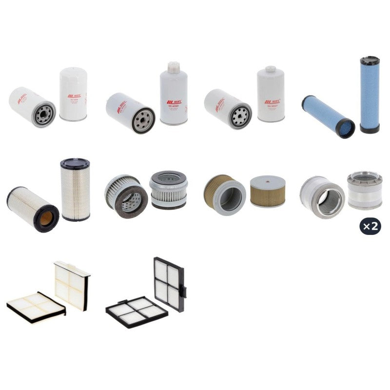 New Holland E 175 B Filter Kit with Cnh 445TA/MLF engine 2009-