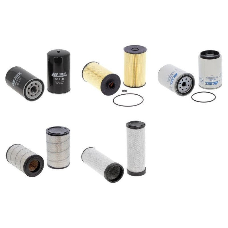 New Holland E 215 B SR Engine Filter Kit with Hino J 05 Eat engine 2008-