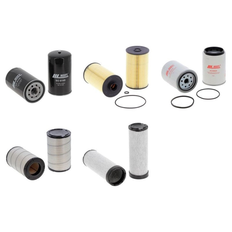 New Holland E 235 B SR Engine Filter Kit with Hino engine 2007-2012