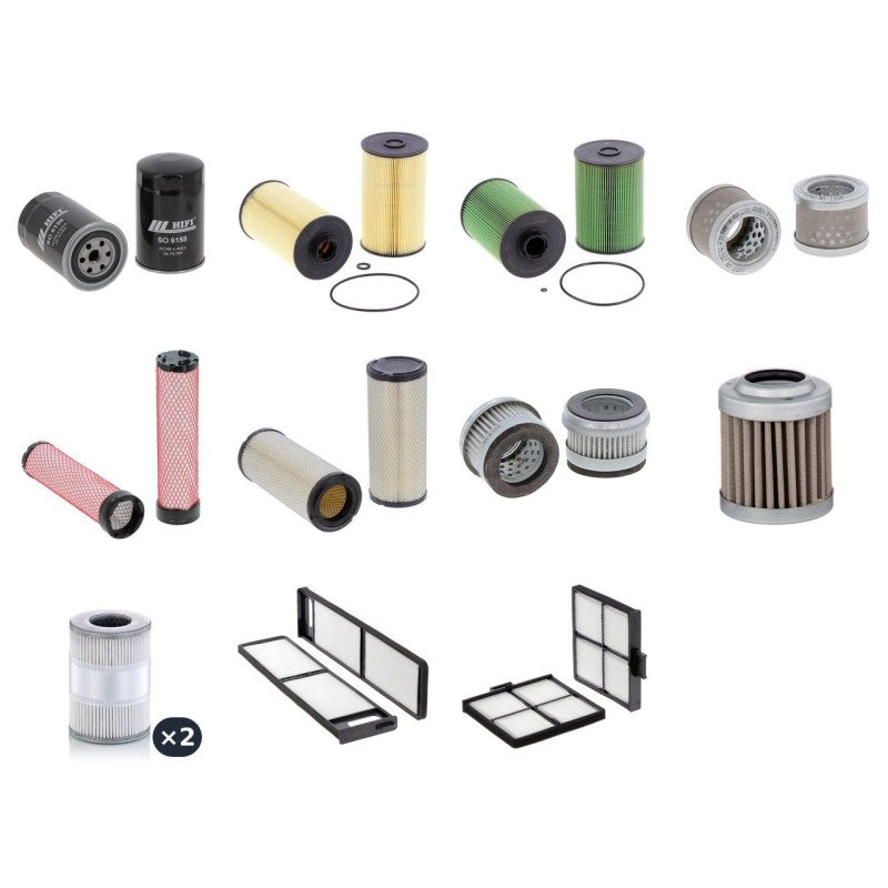 New Holland E 85 C MSR Filter Kit with Isuzu 4LE2X engine 2013-