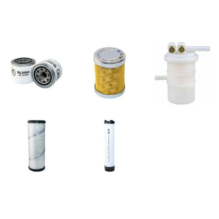 New Holland EC25 Air Oil Fuel Filters with Mitsubishi Engine Year 2001