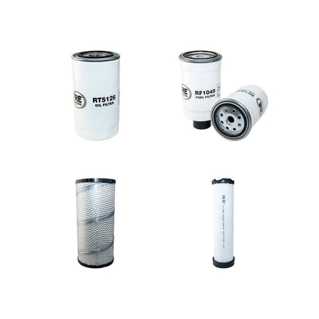 New Holland LB95B Air Oil Fuel Filters with CNH F4GE0454C*D Engine Year 2005-