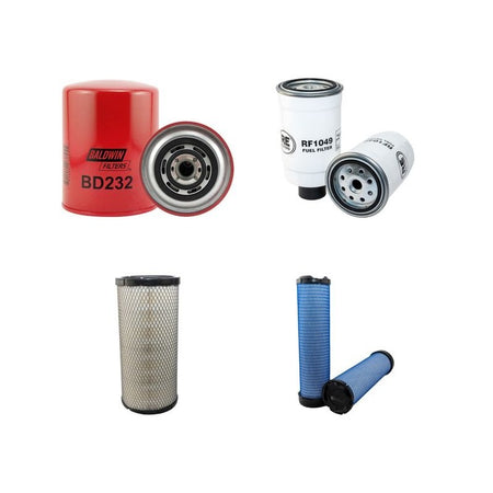 New Holland LM430 Air Oil Fuel Filters with Iveco Engine Serial No 041716887- Year 10.02-