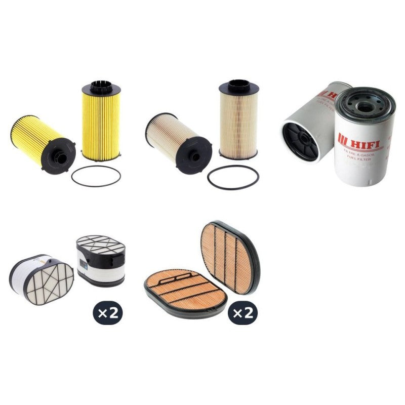 New Holland T 9.615 Engine Filter Kit with Ftp Industrial Cursor 13 engine 2011-2016