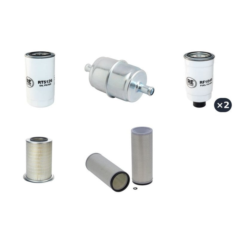 New Holland VN260 Air Oil Fuel Filters with New Holland Engine Serial No 009-