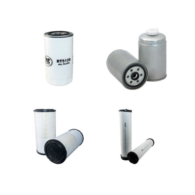 New Holland WE170C Air Oil Fuel Filters with CNH F4GE23C10A Engine Year 2011-