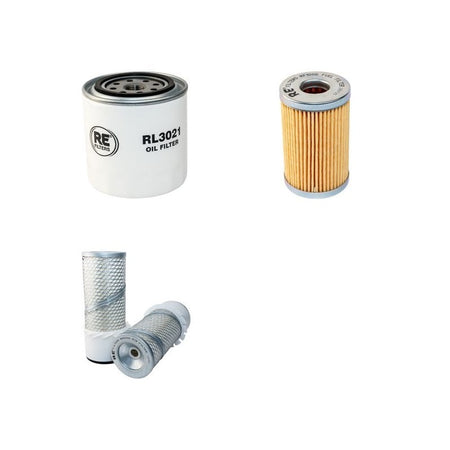 NICOLAS C1138E Filter Service Kit Air Oil Fuel Filters w/Kubota D1403E Eng.
