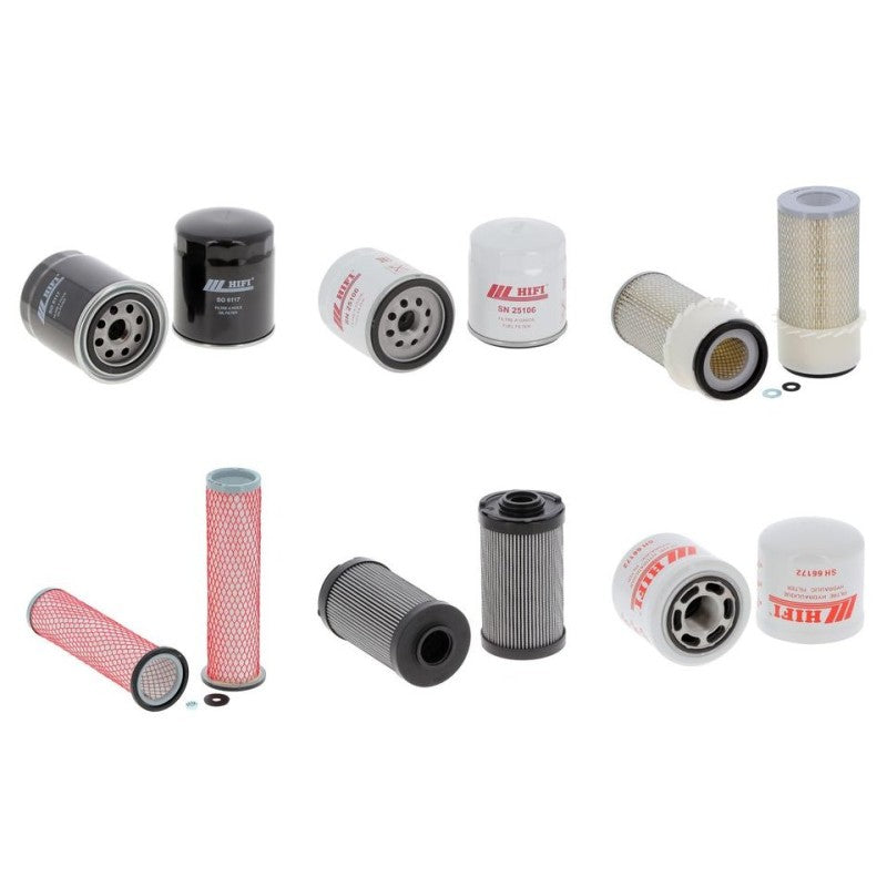 Nilfisk RS 502 Filter Kit with Kubota V 1505 T engine 2009-
