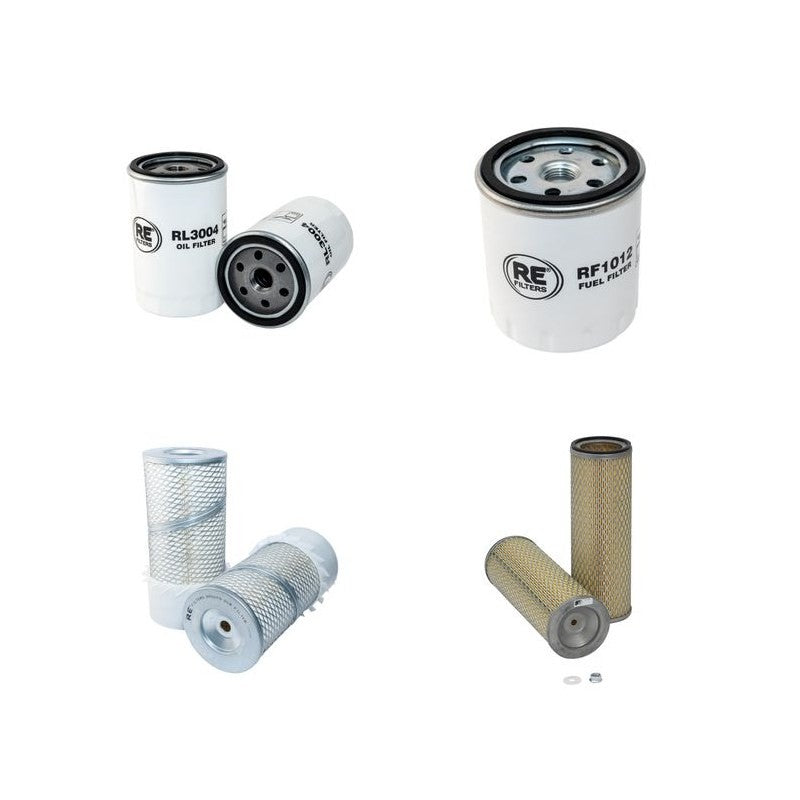 O+K MH2.5C Filter Service Kit Air Oil Fuel Filters w/Deutz F4L1011 Eng.