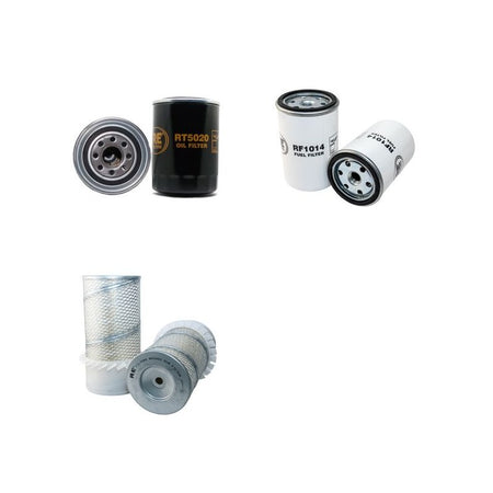 O+K RH2.8 Filter Service Kit Air Oil Fuel Filters w/Deutz F4L912 Eng.
