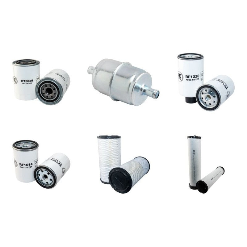 O+K RH4.5(Cityline) Filter Service Kit Air Oil Fuel Filters w/Cummins 4BTA3.9C Eng. YR 2000-