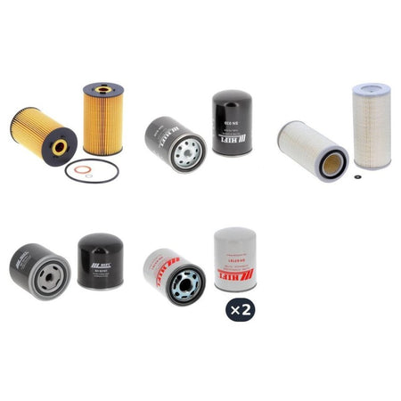 Orenstein + Koppel L 12 Filter Kit with Mercedes Om 364 engine 1987-
