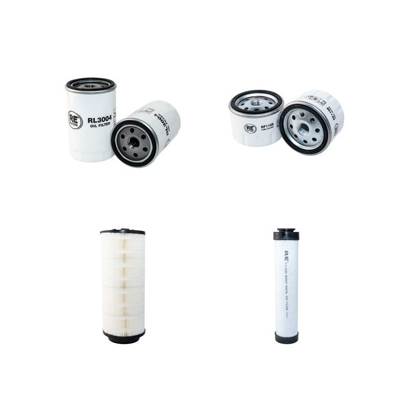 PAUS 652B Filter Service Kit Air Oil Fuel Filters w/Deutz F4L1011F Eng. YR 2003-