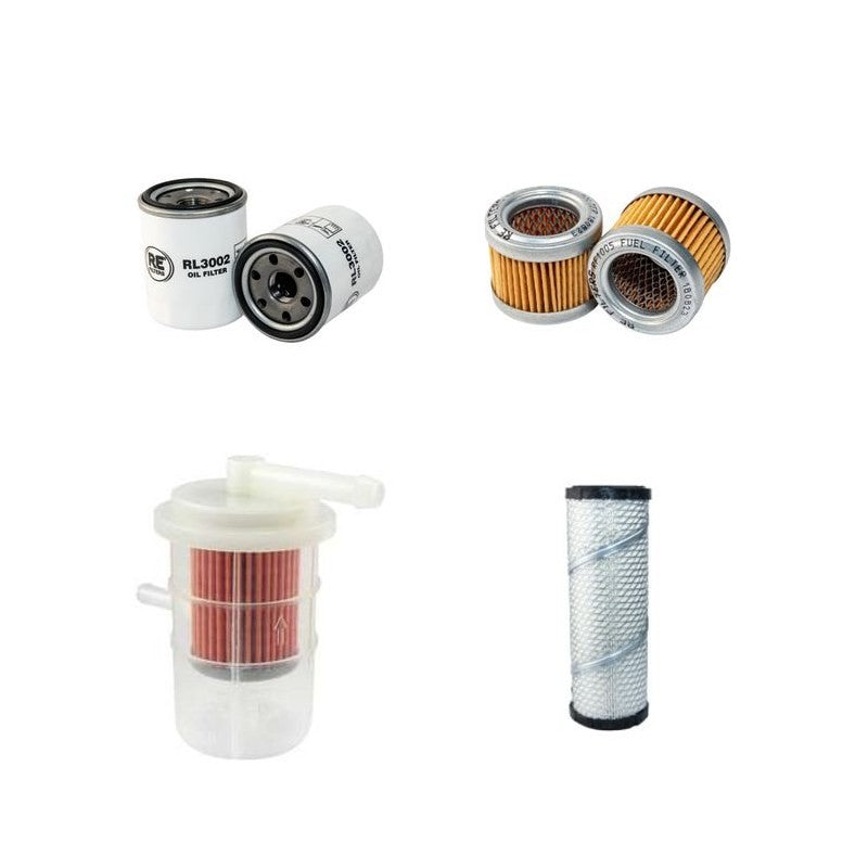 PELJOB EB30.4 Filter Service Kit w/Mitsubishi Eng. Air, Oil, Fuel Filters Serial No -13399