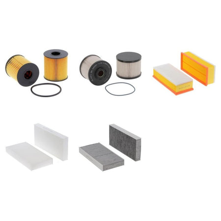 Peugeot EXPERT II 2,0 HDI 165 Filter Kit with RHH/DW10CTED4 engine 2009-