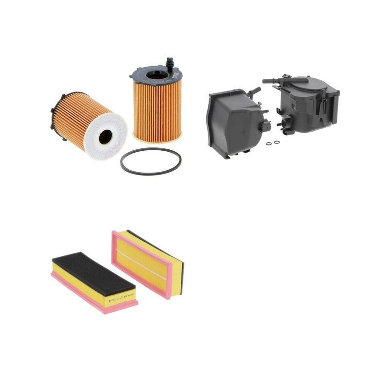 Peugeot PARTNER II 1,6 HDI 16V 4X4 Engine Filter Kit with 9HS/DV6TED4BU engine 2012-