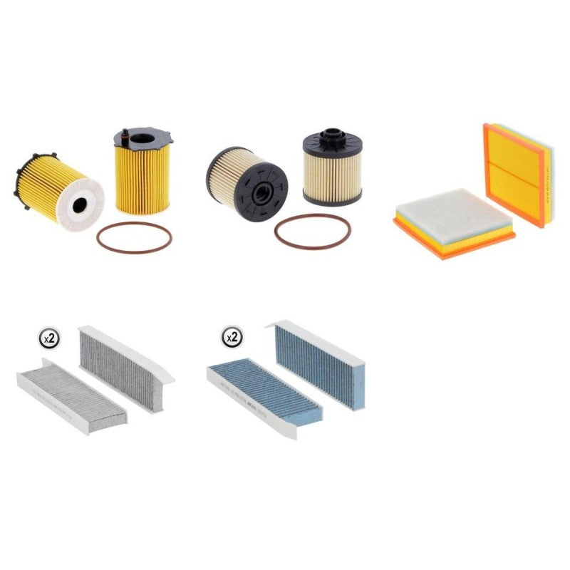 Peugeot PARTNER III 1,6 BLUEHDI 75 Filter Kit with BHW/DV6FE engine 2018-