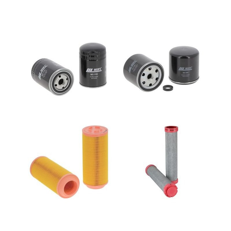 Pinguely T 90 L MULTI JOB Engine Filter Kit with Deutz Bf 4 M 1012 engine 2002-