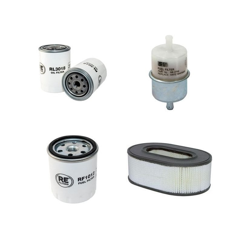 RACO KPC1100RK Filter Service Kit Air Oil Fuel Filters w/HATZ Eng.