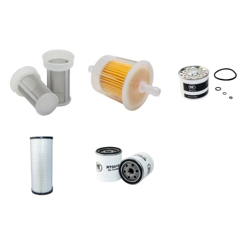 Ransomes HR6010 Filter Service Kit Air Oil Fuel Filters with Perkins 404-22T Engine