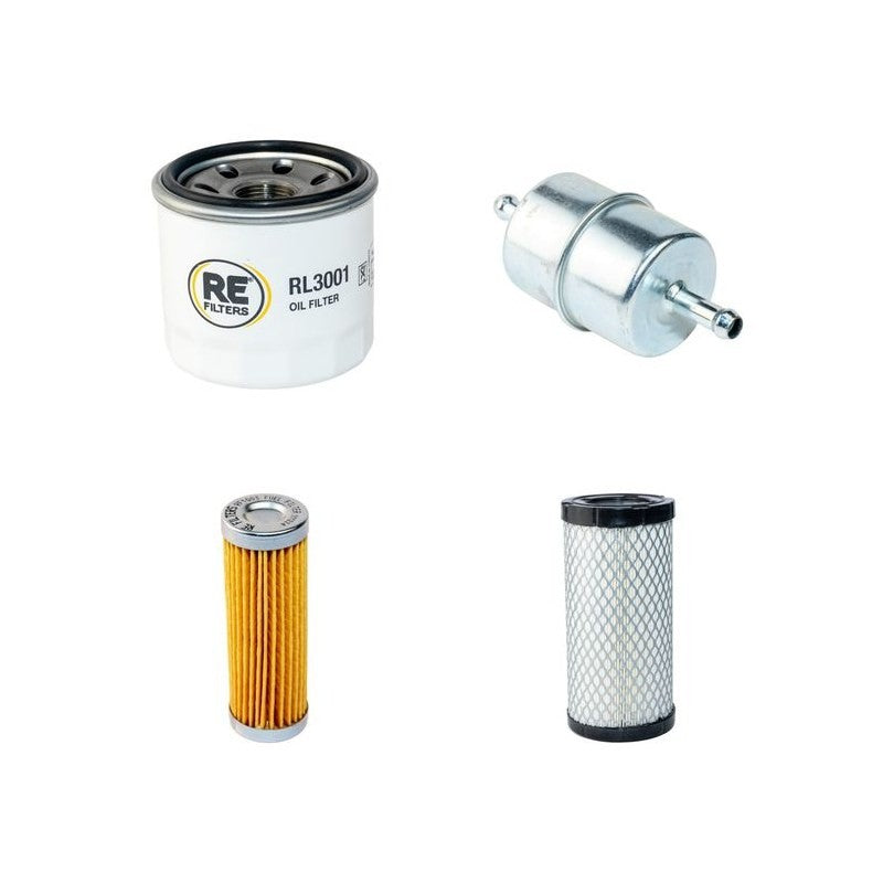 Ransomes Jacobsen GREENPLEXIII Filter Service Kit Air Oil Fuel Filters with Kubota D722E Engine  YR 2003-