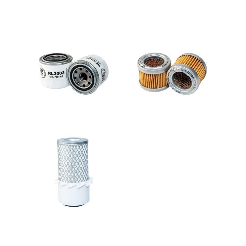 Ransomes Jacobsen SUPERRACKED Filter Service Kit Air Oil Fuel Filters with Kubota ZB600-C1 Engine