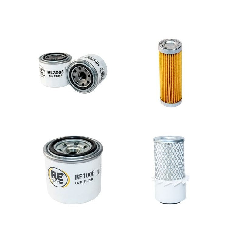 Ransomes Jacobsen SUPERRAKED Filter Service Kit Air Oil Fuel Filters with Kubota Z600 Engine