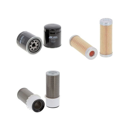 Ransomes Jacobsen TURF T428 D 2/4 WHEELS Engine Filter Kit with Kubota engine