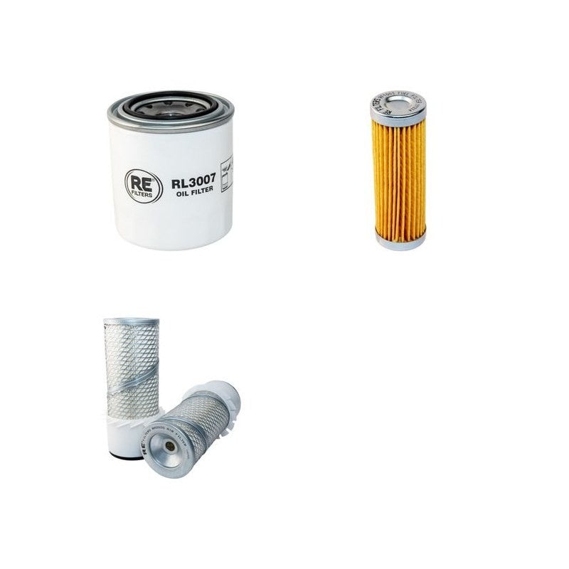 Ransomes Jacobsen Turf T428D2/4Wheels Filter Service Kit Air Oil Fuel Filters with Kubota Engine