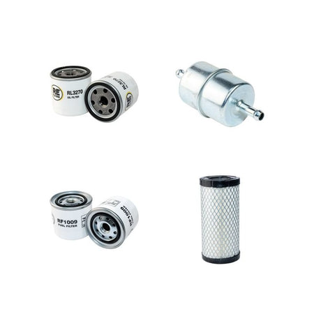 Ransomes Jacobsen Turftruckster Filter Service Kit Air Oil Fuel Filters with Perkins 103.1 Engine  22.3 CH
