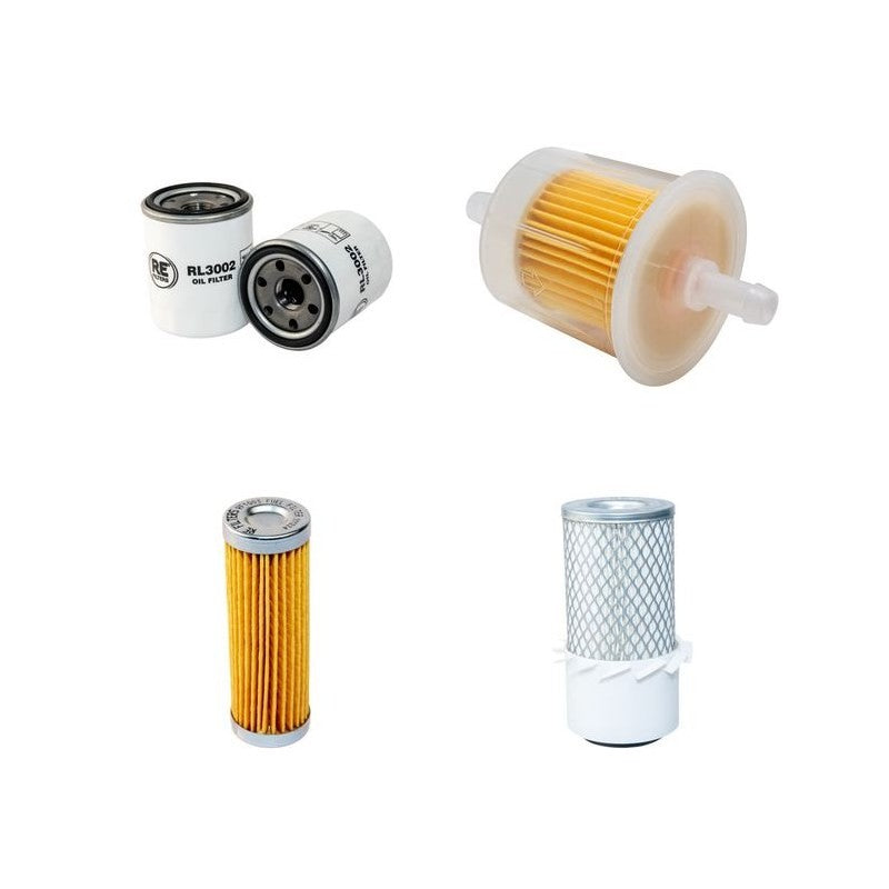 Ransomes Tri-Plex 185D Filter Service Kit with Kubota D722B Engine  Air, Oil, Fuel Filters