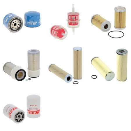 Rasant KOMBI TRACK 2505 SD4H Filter Kit with Kubota V 2003 Turbo engine
