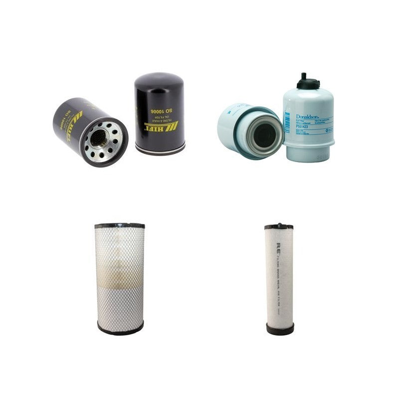 RENAULT AGRI ARES 546RX-RZ Filter Service Kit Air Oil Fuel Filters w/JOHN DEERE 4045TRT53 Eng. YR 03.01- 87 CH H 5312